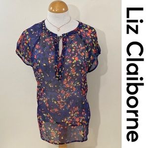 Liz Claiborne Women’s Short Sleeve Blouse
